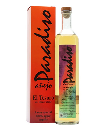 El Tesoro Paradiso is one of the 25 most important tequilas of the past 25 years.