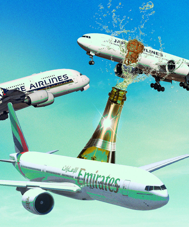 These Three Airlines Have the Best In-Flight Champagne Selections