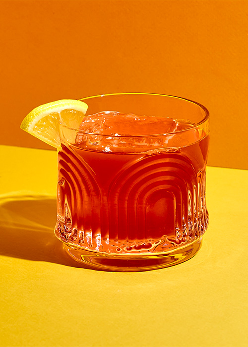 The Bourbon Renewal is one of the best cocktails to make with crème de cassis. 
