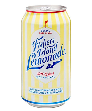 Fishers Island Original is one of the best canned hard lemonades for 2025. 