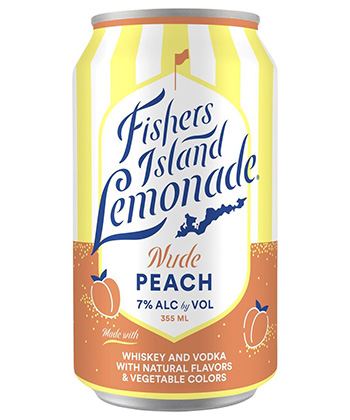 Fishers Island Nude Peach is one of the best canned hard lemonades for 2025. 