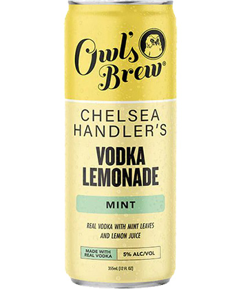 Owl’s Brew Chelsea Handler’s Vodka Lemonade - Mint is one of the best canned hard lemonades for 2025. 