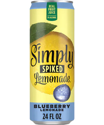 Simply Spiked Blueberry Lemonade is one of the best canned hard lemonades for 2025. 