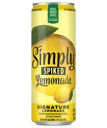 Simply Spiked Original Lemonade is one of the best canned hard lemonades for 2025. 