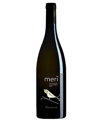 Argiolas ‘Merì’ Vermentino di Sardegna 2023 is one of the best white wines from Sardinia. 