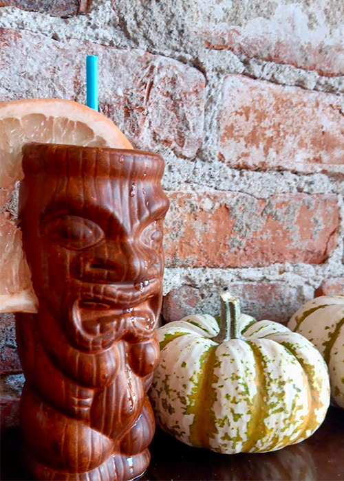 The Double Barrel Winchester is one of the best tropical cocktails to make without rum. 