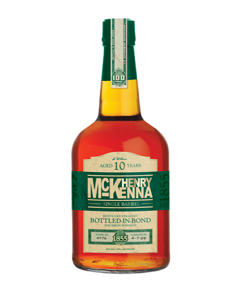 Henry McKenna 10 Year Single Barrel is one of the best bunker bottles of bourbon, according to bartenders. 