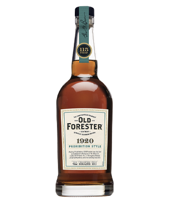 Old Forester 1920 is one of the best bunker bottles of bourbon, according to bartenders. 