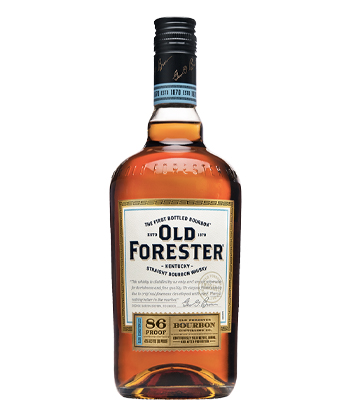 Old Forester is one of the best bunker bottles of bourbon, according to bartenders. 