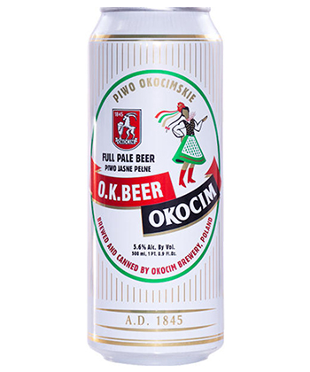 Okocim O.K. Beer is one of the best cheap beers for 2025, according to beer professionals. 