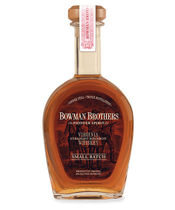 Bowman Brothers is one of the most underrated bourbons, according to bartenders. 