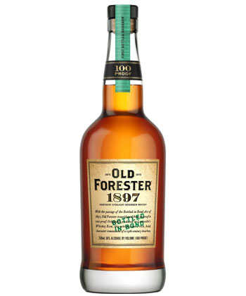 Old Forester 1897 Bottled-in-Bond is one of the most underrated bourbons, according to bartenders. 