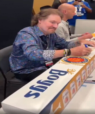 Watch: Wade Boggs Autographs Custom 73-Rack of Miller Lite