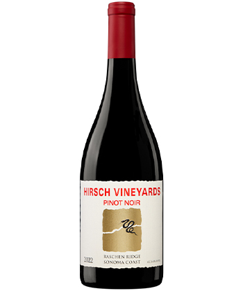 Hirsch Vineyards 'Raschen Ridge' Estate Pinot Noir 2022 is one of the best Pinot Noirs for 2025. 