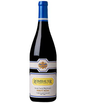 Rombauer Vineyards Santa Lucia Highlands Pinot Noir 2022 is one of the best Pinot Noirs for 2025. 
