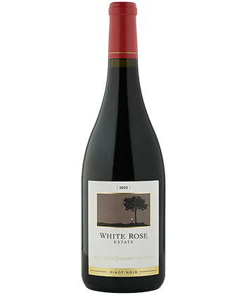 White Rose Estate ‘The Neo-Classical Objective’ Pinot Noir 2022 is one of the best Pinot Noirs for 2025. 