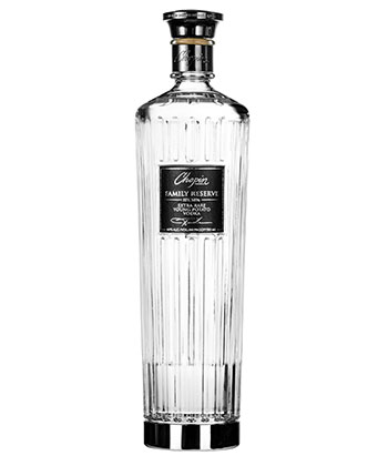Chopin Vodka Family Reserve is one of the best vodkas for 2025. 