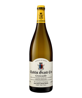 Jean-Paul & Benoît Droin Chablis Grand Cru ‘Grenouilles’ 2022 is one of the best Chablis. 