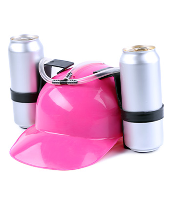 The Beer Helmet is one of the most absurd drinking accessories ever. 