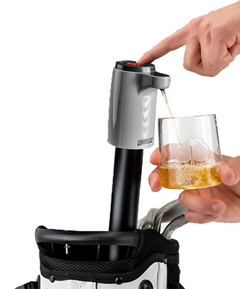 The LiquorStick 2.0 is one of the most absurd drinking gadgets ever. 