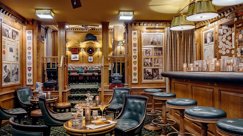 Bar Hemingway, Ritz Paris Hotel in Paris, France is one of the most iconic hotels in the world. 