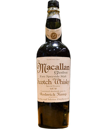 Macallan 1878 is one of the most influential Scotches of the past 25 years. 