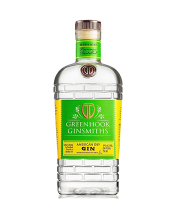Greenhook Ginsmiths American Dry Gin is one of the best gins for mixing classic cocktails, according to bartenders. 