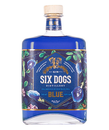 Six Dogs Blue Gin is one of the best gins for mixing classic cocktails, according to bartenders. 