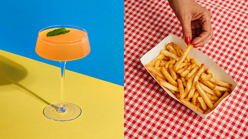Old Cuban and French fries is one of the best food and cocktail pairings, according to bartenders.