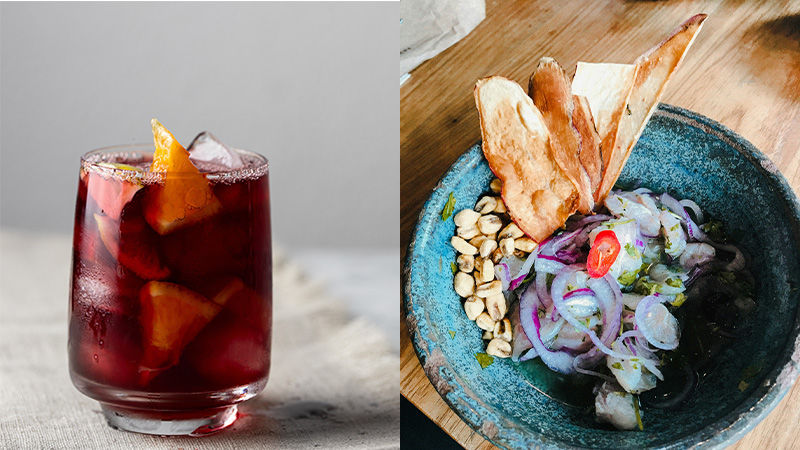 Tinto de Verano with white rum or Pisco and ceviche is one of the best food and cocktail pairings, according to bartenders.