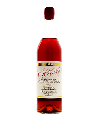 A.H. Hirsch Finest Reserve 20 Year Old Straight Bourbon Whiskey is one of the most expensive bourbons in the world.