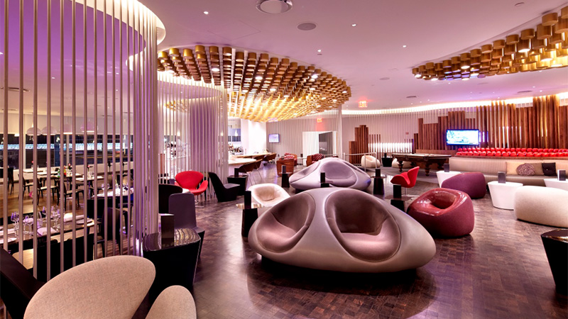 Virgin Atlantic Clubhousein John F. Kennedy Airport, New York City, United States (JFK) is one of the best airport bars in the world.