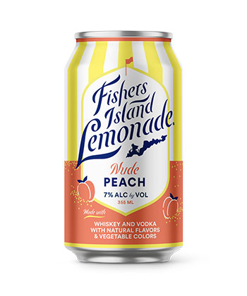 Fishers Island Nude Peach is one of the best canned hard lemonades for 2025. 