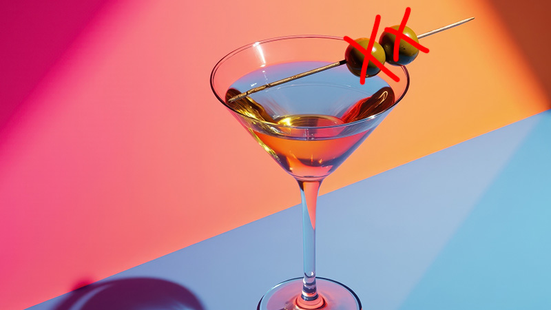 It’s bad luck to garnish a Martini with an even number of olives. Check out the rest of the world's most interesting drinking customs here!