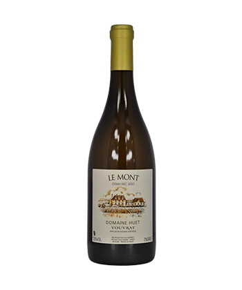 Domaine Huet Vouvray ‘Le Mont’ Demi-Sec 2023 is one of the best Chenin Blancs from the Loire Valley.