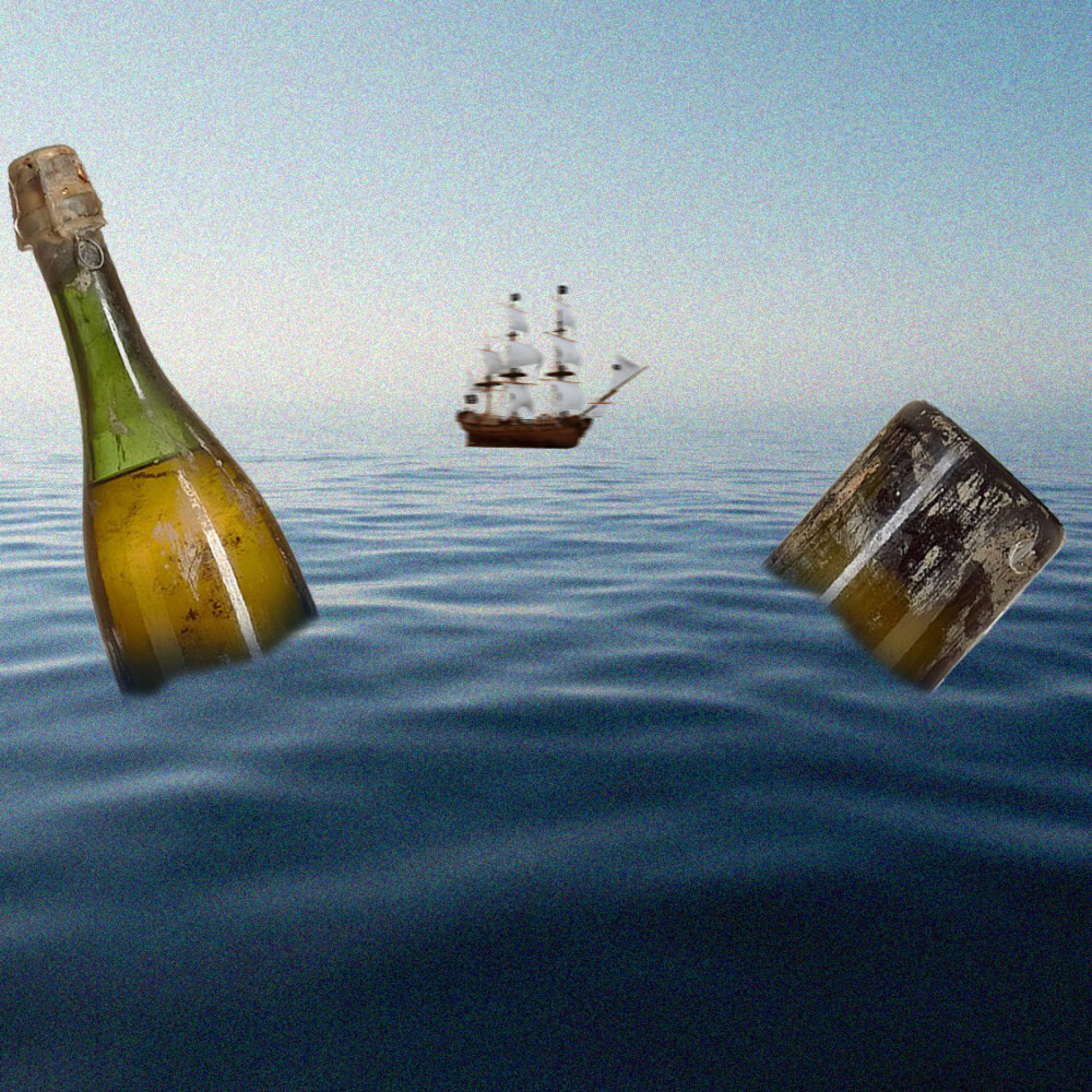 MONPELOY X.O とメルシャンSHIP BOTTLE This Prized Champagne Has Been Involved in Not One, but Two