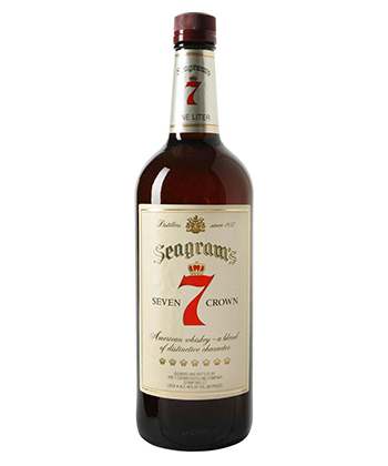 Seagram's 7 is one of the most popular American whiskey brands for 2025. 