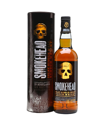 Smokehead Original Islay Whiskey is one of the best Scotches under $50, according to bartenders. 