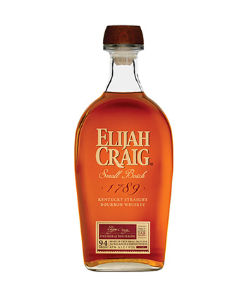 Elijah Craig Small Batch is one of the best bourbons under $50, according to bartenders. 