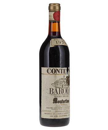 1971 Giacomo Conterno Barolo Monfortino is a bucket list bottle of wine, according to wine pros. 