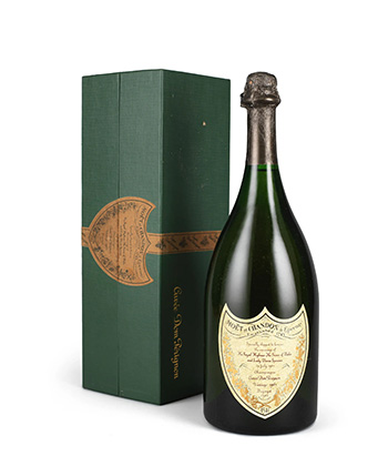 Magnum of 1961 Dom Pérignon with special Insignia for Prince Charles & Lady Diana Spencer's Wedding is a bucket list bottle of wine, according to wine pros. 