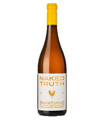 Mylonas Savatiano ‘Naked Truth’ 2024 is one of the best orange wines for 2025. 