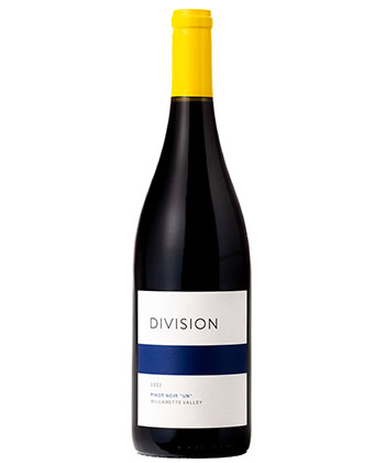 Division Winemaking Company Pinot Noir ‘Un’ 2022 is one of the best Oregon Pinot Noirs under $50. 