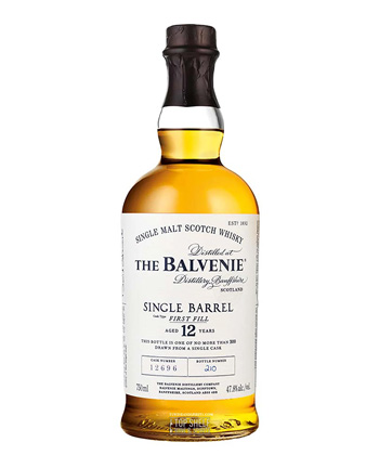 The Balvenie Single Barrel 12 Year Old is one of the best scotches for 2025. 
