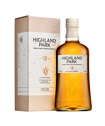 Highland Park 12 Year Single Malt is one of the best Scotches for 2025. 