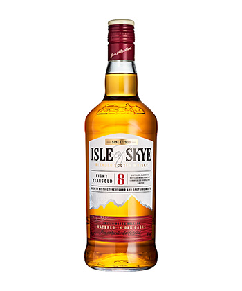 Isle of Skye 8 Year Old is one of the best Scotches for 2025. 