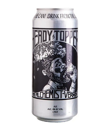 The Alchemist Heady Topper DIPA is one of the best Vermont IPAs. 