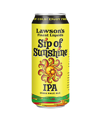 Lawson’s Finest Liquids Sip of Sunshine IPA is one of the best Vermont IPAs. 