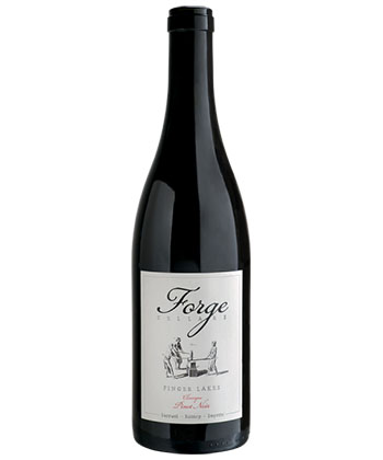 Forge Cellars Pinot Noir ‘Classique’ 2023 is one of the best Pinot Noirs from the Finger Lakes. 