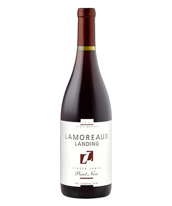 Lamoreaux Landing Pinot Noir 2023 is one of the best Pinot Noirs from the Finger Lakes. 